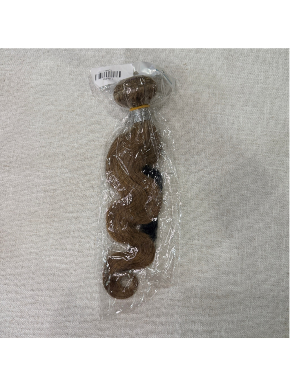16” Hair Extension Weft #8 Brown Wavy/Body Wave New Sealed